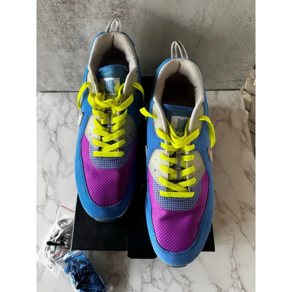 Nike Air Max 90 Undefeated Pacific Blue CQ2289-400 Mens 14 - Picture 3 of 8